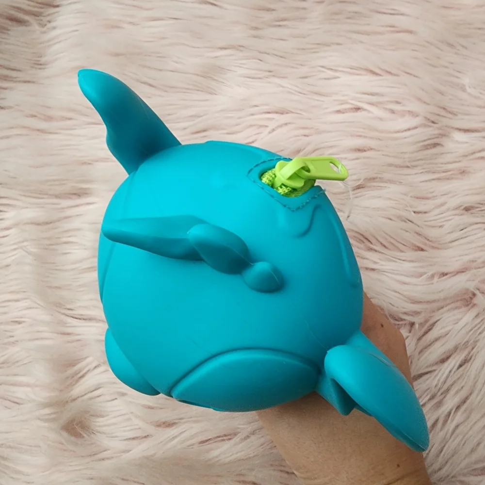 Disney Stitch blue soft pencil/makeup bag